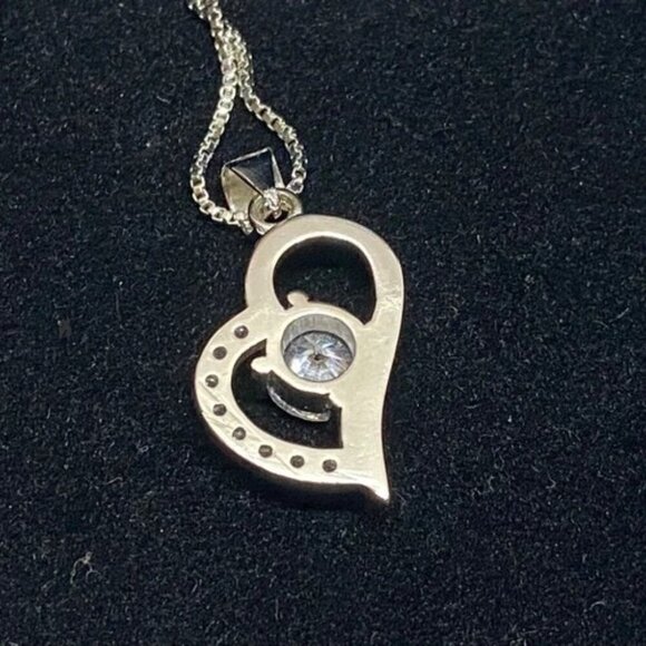 Eternal Rose Preserved Flower Jewelry Box & Silvertone Gemstone Necklace Gift - Picture 12 of 13